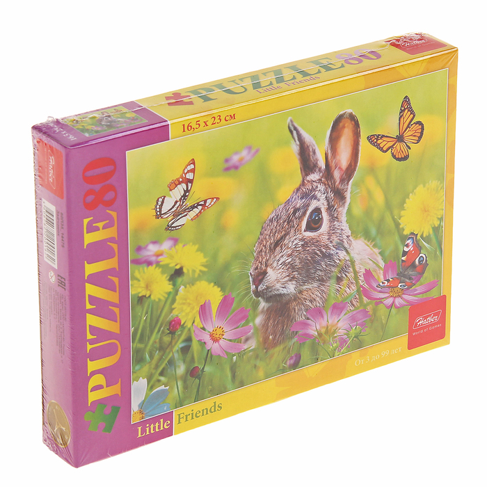 Пазл "Зайчонок", 80 элементов