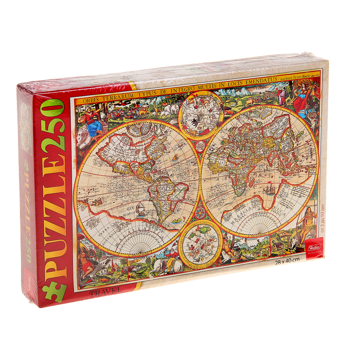 Пазл "Старинная карта", 250 элементов