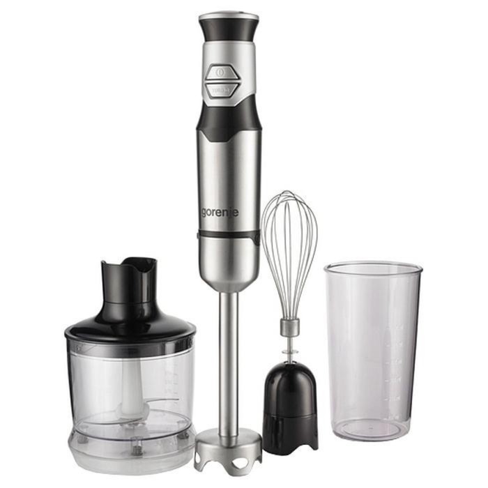 Блендер Gorenje HBX603HC, погружной, 600 Вт, черный/серебристый