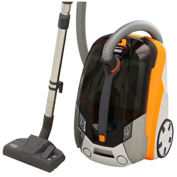 Пылесос Thomas PET & FAMILY, 1700 Вт, контейнер-аквафильтр, оранжевый/серый