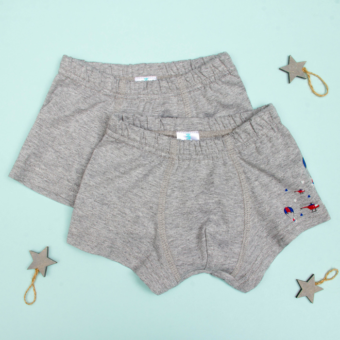 Набор трусов детских KAFTAN "Самолеты" 2 шт, рост 110-116 (32), 5-6 лет 100% хлопок