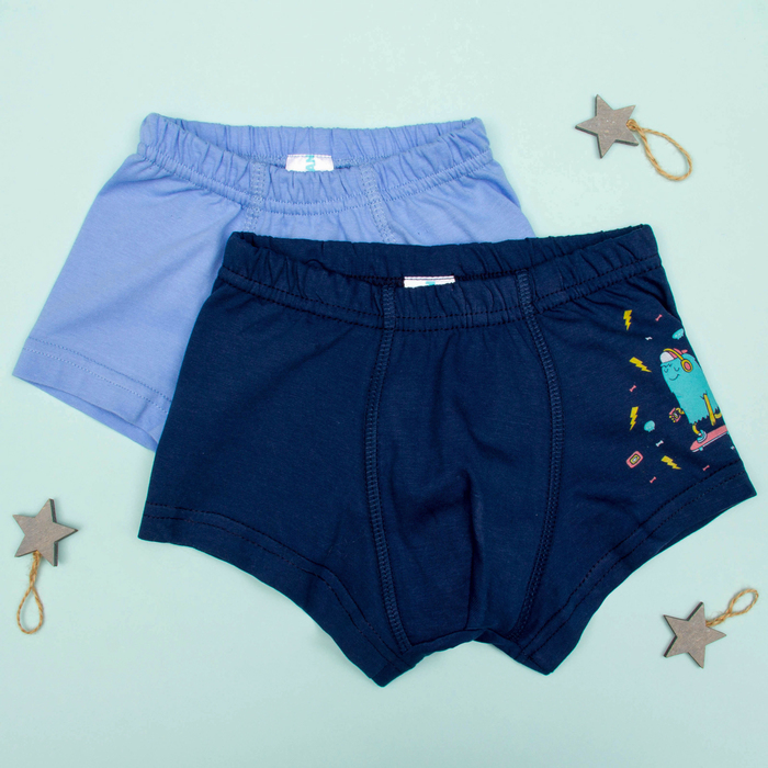 Набор трусов детских KAFTAN "Скейт" 2 шт, рост 110-116 (32), 5-6 лет 100% хлопок