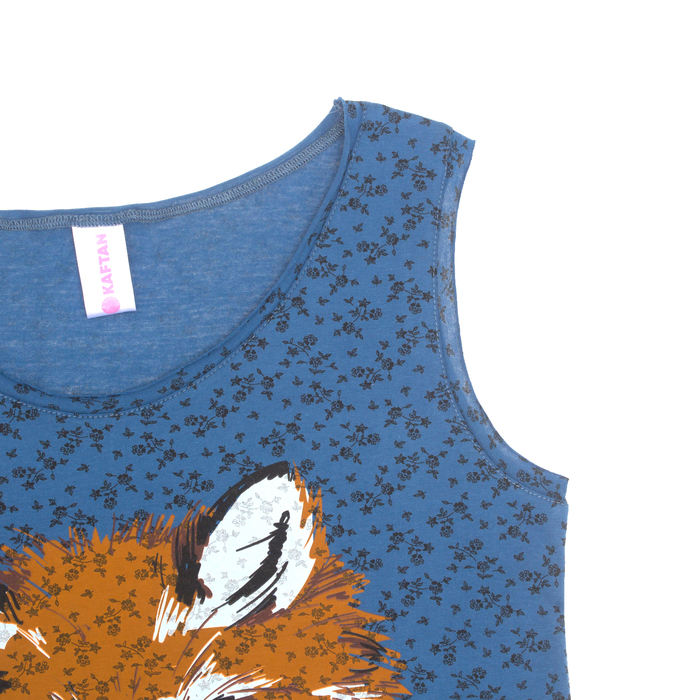 Майка женская KAFTAN "Рыжая лиса", р-р 46-48, 100% хлопок