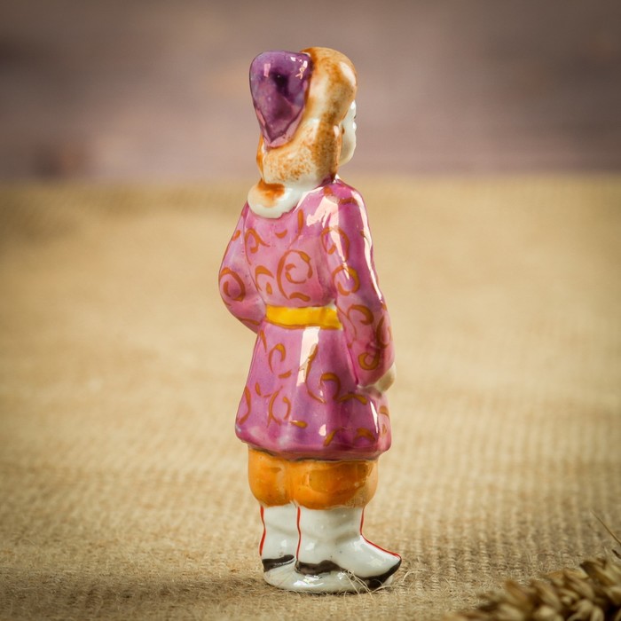 Сувенир "Купец" фарфор, ручная работа