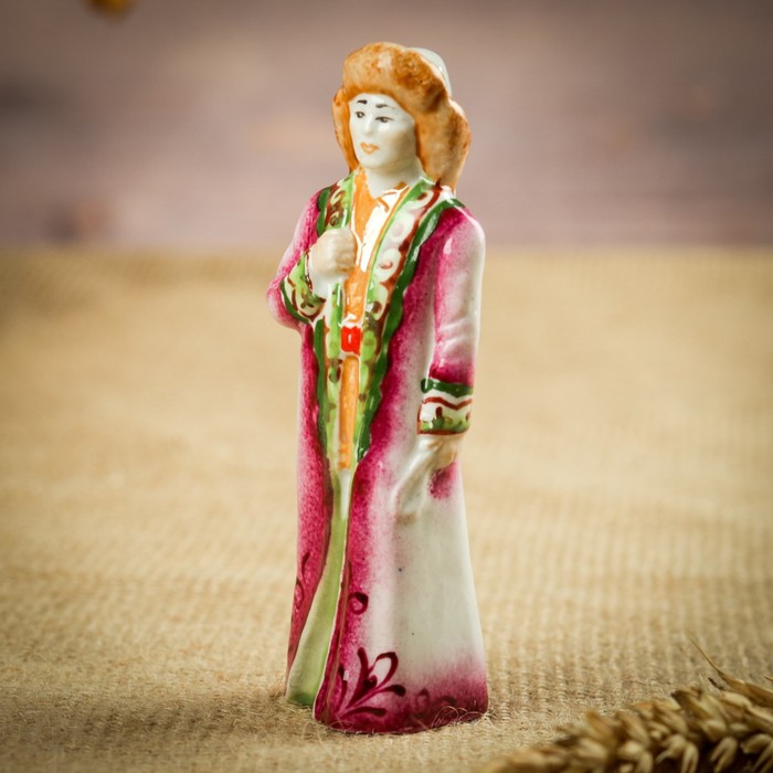 Сувенир "Купец" фарфор, ручная работа