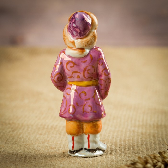 Сувенир "Купец" фарфор, ручная работа