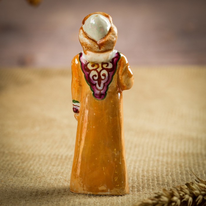 Сувенир "Купец" фарфор, ручная работа