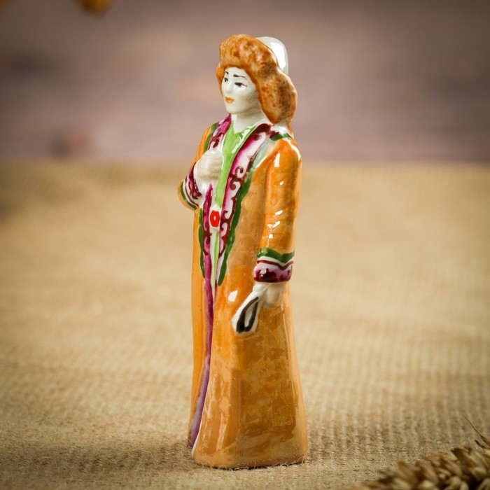 Сувенир "Купец" фарфор, ручная работа
