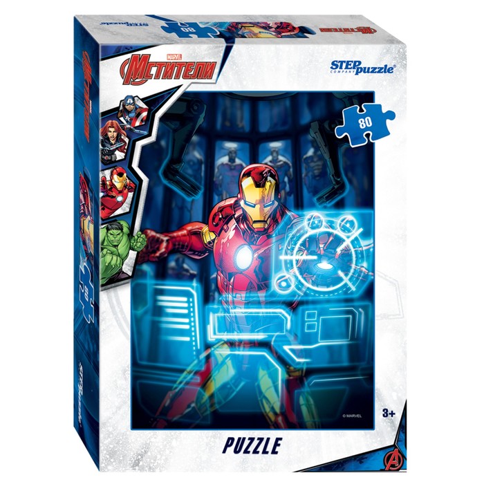 Пазл Marvel - 2, 80 элементов, МИКС