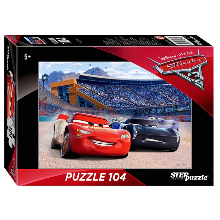 Пазл "Тачки - 3", 104 элемента