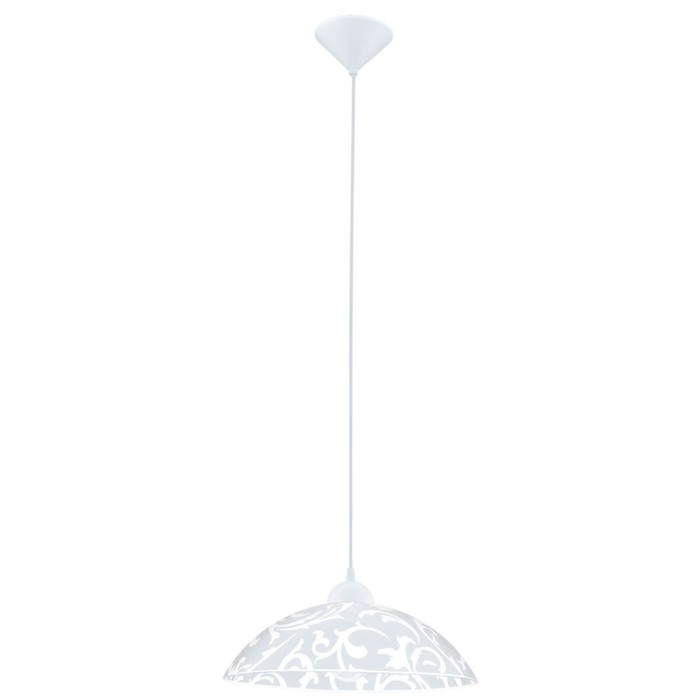 Светильник VETRO 1x60Вт E27 белый 35x35x110см