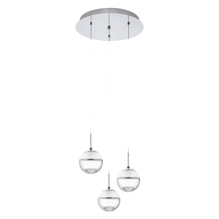 Светильник MONTEFIO 3x5Вт LED хром 40x40x110см