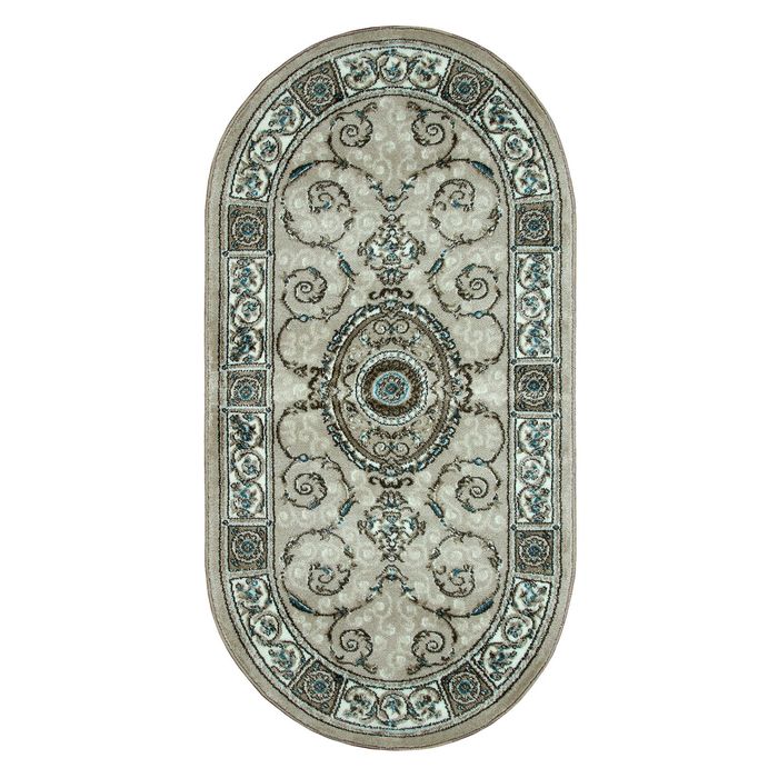Ковёр Antiq Imperial 210 BEIGE/BLUE 2.0*4.0  м, овал