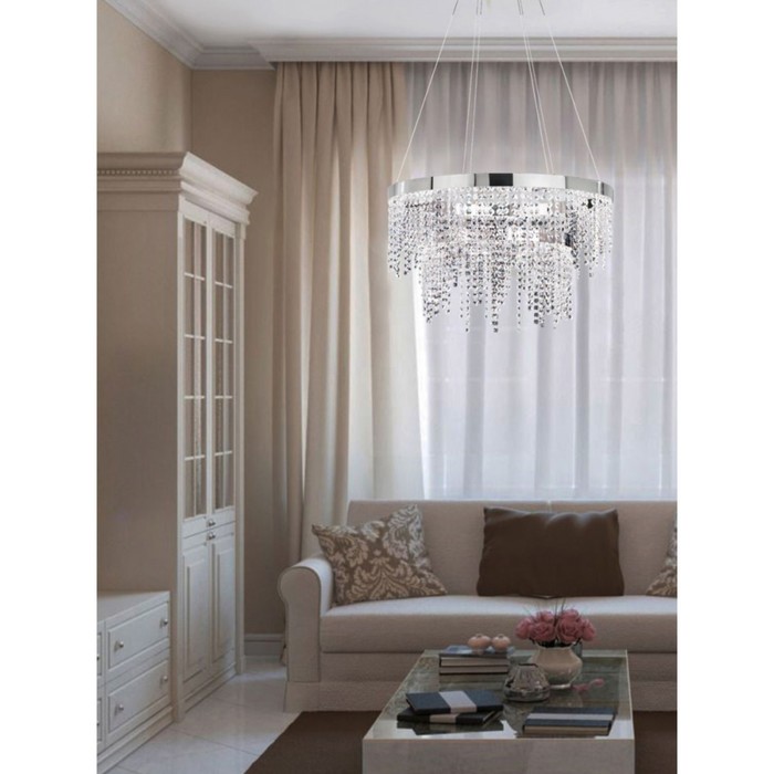

Светильник ANTELAO 46Вт LED хром 61x61x150см