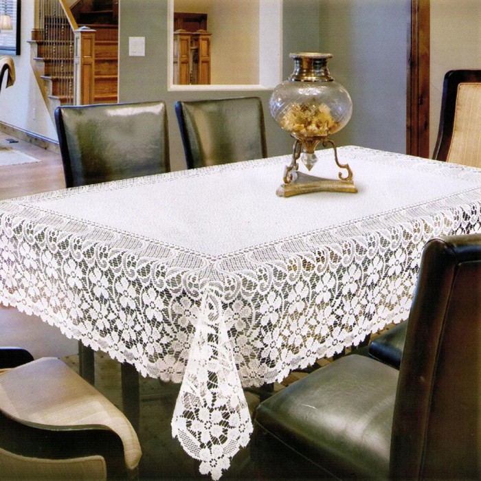 Скатерть, размер 130х180 см, цвет кремовый