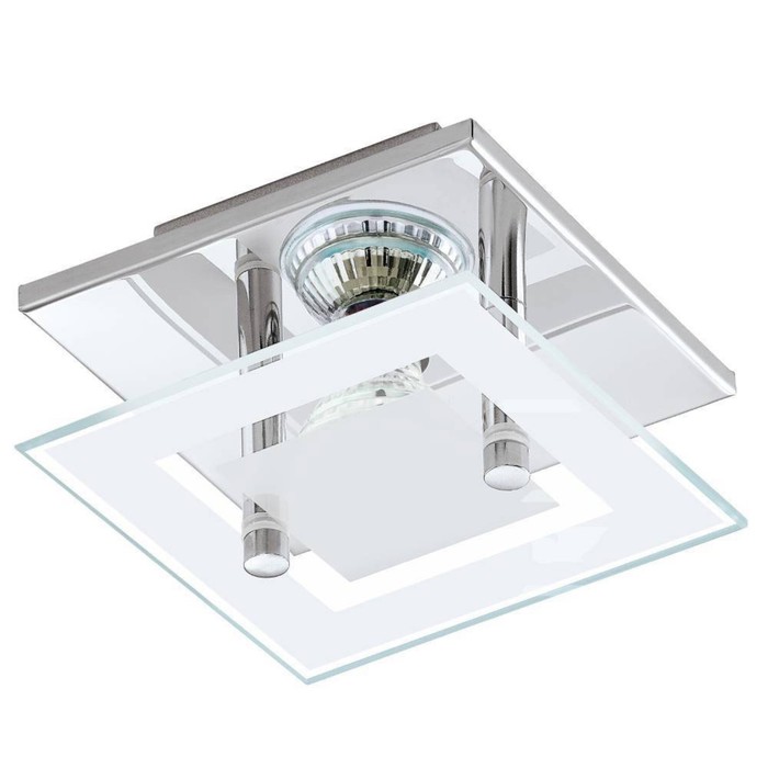 Светильник ALMANA 1x3Вт GU10 хром 13,5x13,5x13,5см