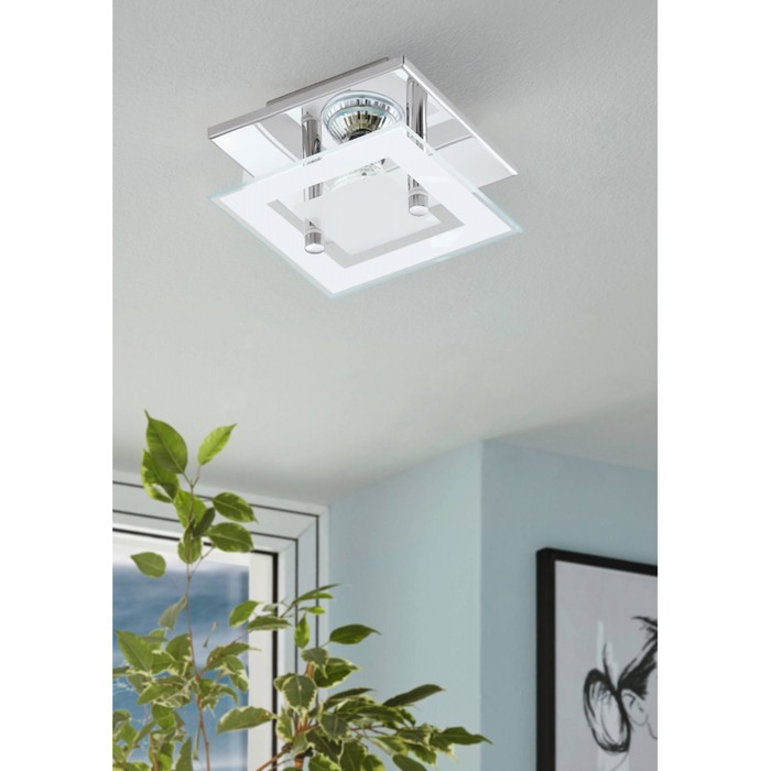 

Светильник ALMANA 1x3Вт GU10 хром 13,5x13,5x13,5см
