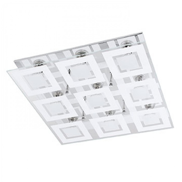 Светильник ALMANA 9x3Вт GU10 хром 47x47x47см