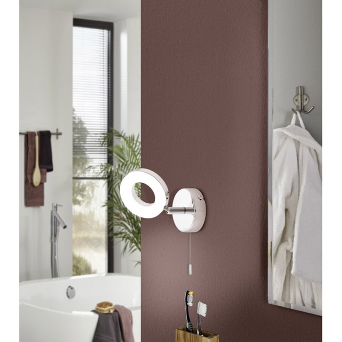 

Светильник GONARO 1x3,8Вт LED хром 8x8см