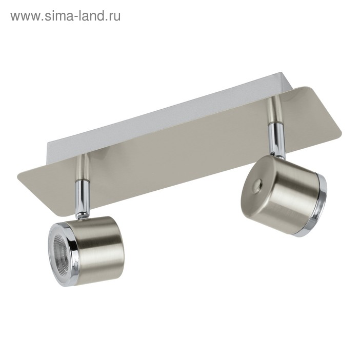 

Светильник PIERINO 2x5Вт LED никель 27x12см