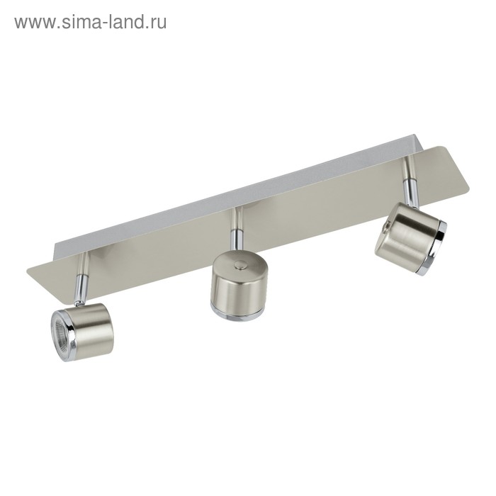 

Светильник PIERINO 3x5Вт LED никель 46x12см