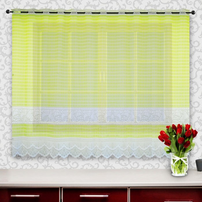 Гардина, размер 245х160 см, жёлтый 88845