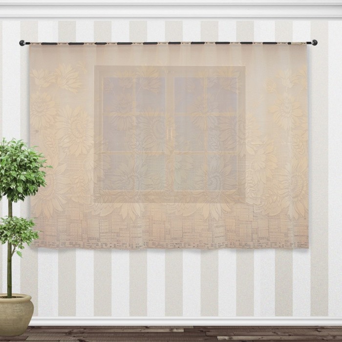 Гардина, размер 250 х 160 см, бежевый 88857