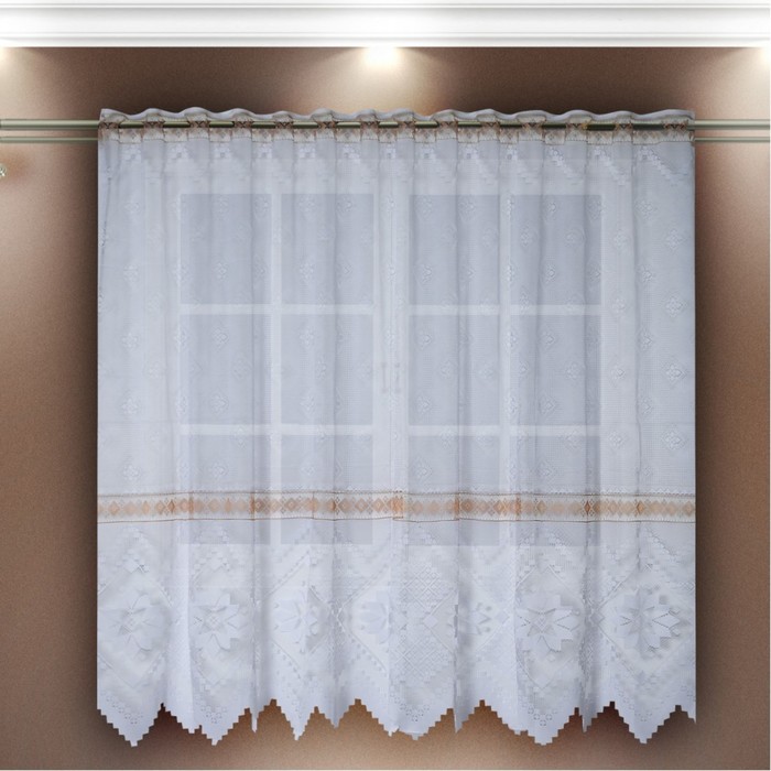 Гардина, размер 250х160 см, белый 88839