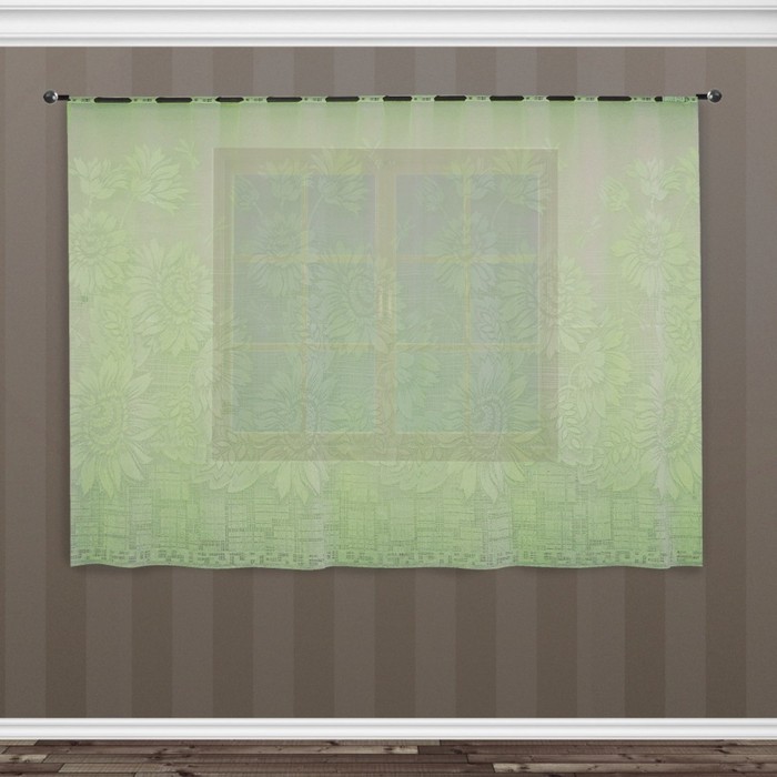 Гардина, размер 250х160 см, салатовый 88859