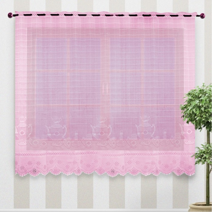 Гардина, размер 250х160 см, сиреневый 88853