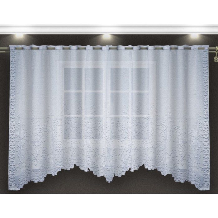 Гардина, размер 300х160 см, белый 88870