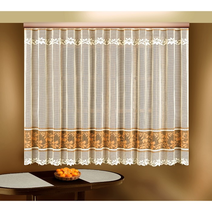 Гардина, размер 300х160 см, шампань 88849