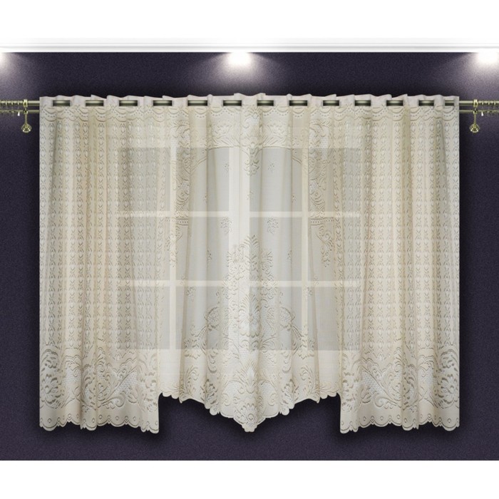 Гардина, размер 350х160 см, шампань 88868