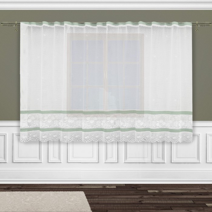 Гардина, размер 400х160 см, фисташковый 88862