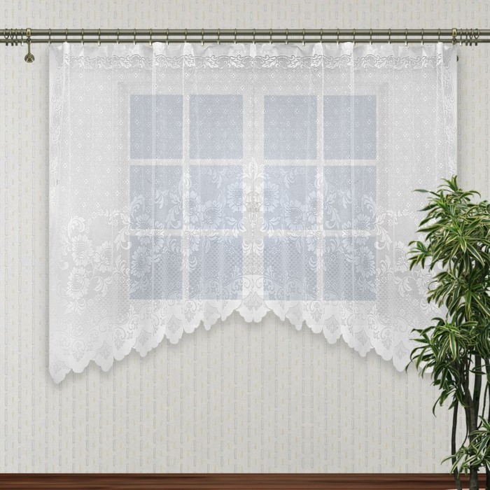 Гардина, размер 350х180 см, белый 88848