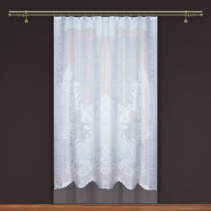 Гардина, размер 250х165 см, белый 88866