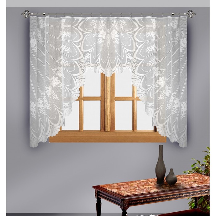 Гардина, размер 300х160 см, белый 88806