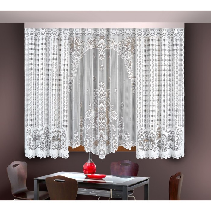 Гардина, размер 360х160 см, белый 88807
