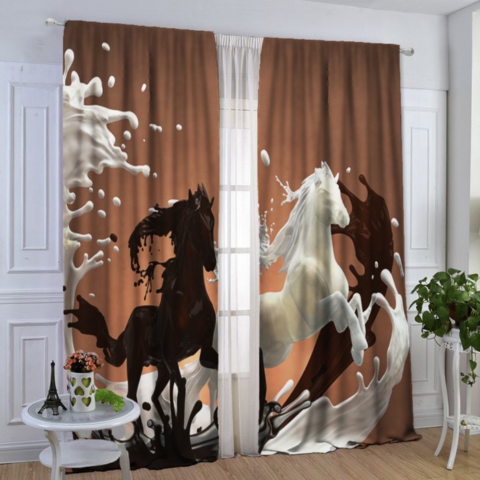 Комплект штор 21445 "Капучино", ш 150 х в 270 см - 2 шт