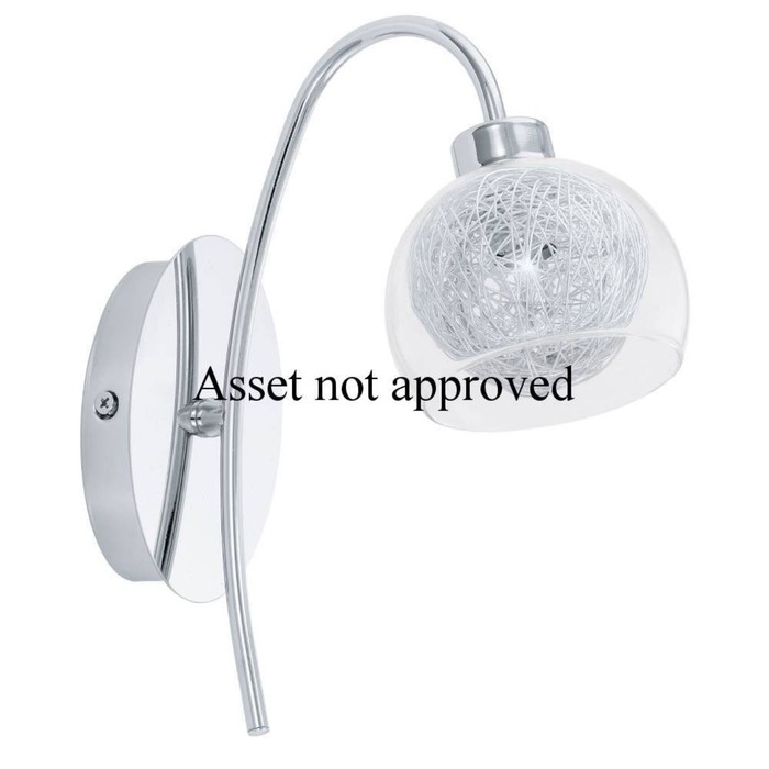 Бра OVIEDO 1x33Вт G9 хром 10x10x23,5см