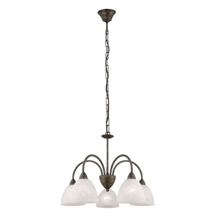 Люстра DIONIS 5x40Вт E14 венге 54x54x110см