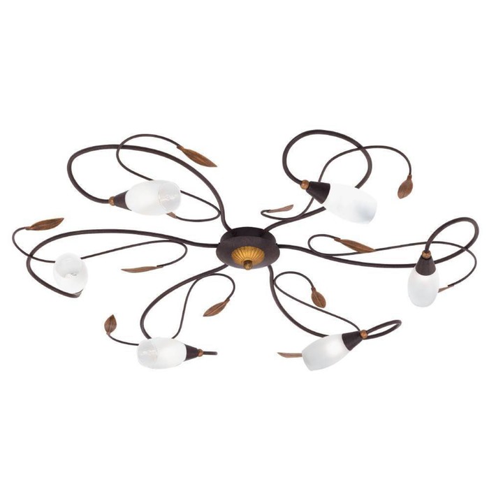 Люстра GERBERA 6x33Вт G9 венге 78x78x9,5см