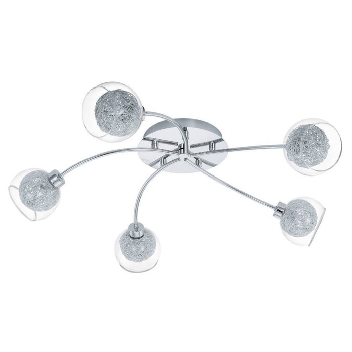 Люстра OVIEDO 5x33Вт G9 хром 62,5x62,5x15,5см