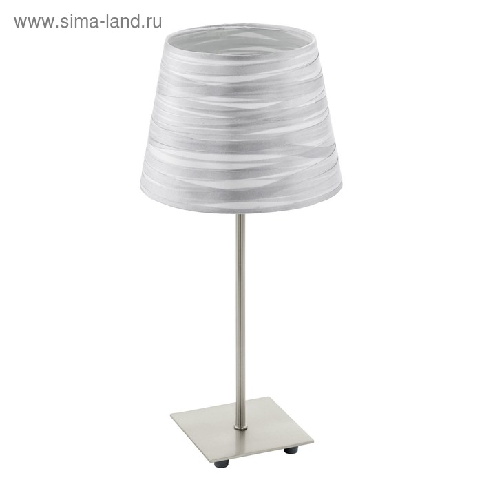 

Настольная лампа FONSEA 1x60Вт E14 никель 19x19x40,5см