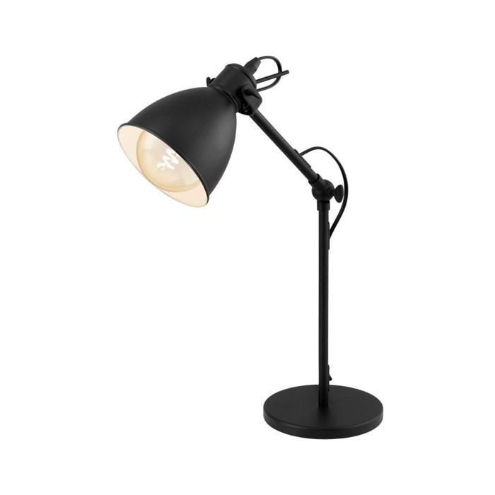 Настольная лампа Priddy 1x40Вт E27 чёрный 42,5см
