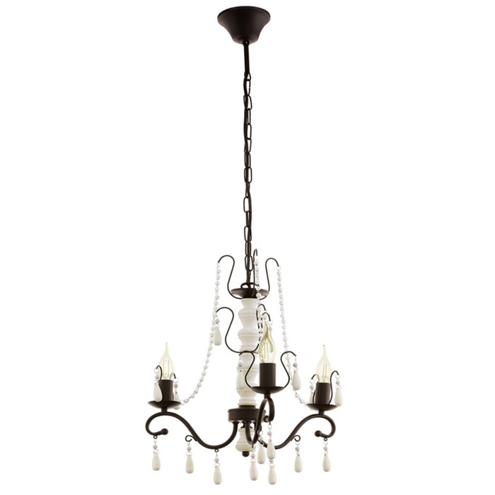 Люстра CHATTISHAM 40Вт E14 коричневый 44,5x44,5x110см