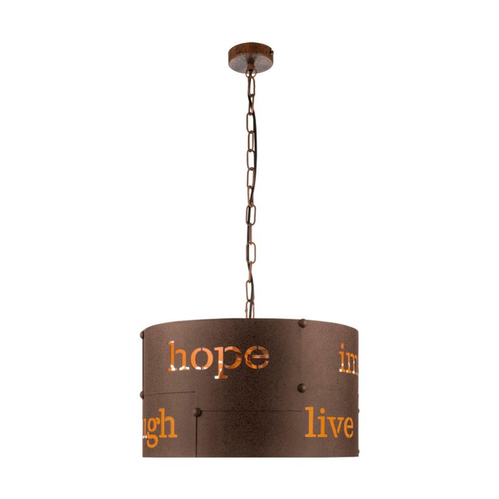 Светильник COLDINGHAM 3x60Вт E27 коричневый 43x43x150см