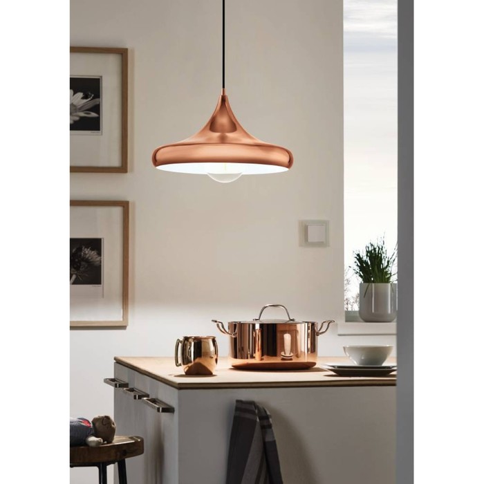 

Светильник CORETTO 1x60Вт E27, медь 40x40x110 см