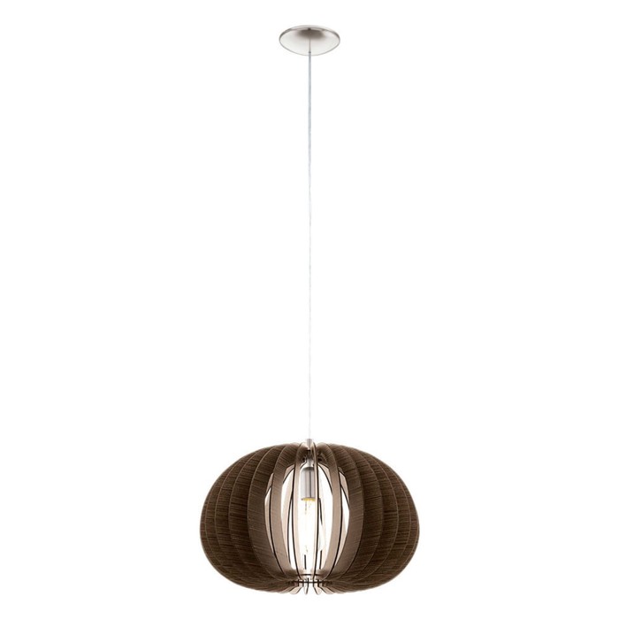 Светильник COSSANO 1x60Вт Е27 никель 45x45x110см