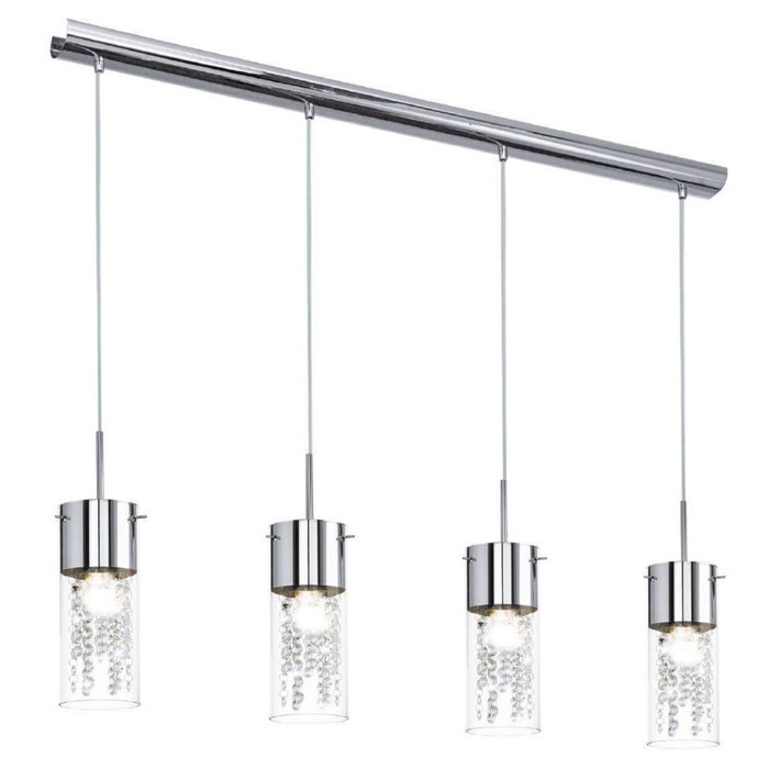 Светильник DIAMOND 4x60Вт E14 хром 101x101x110см